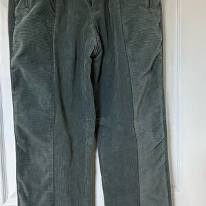 Women/ junior Corduroy Pants - Green gray